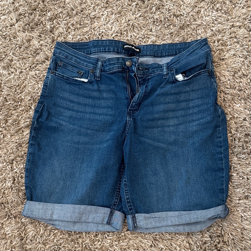 DKNY Dark Blue Jean Shorts
